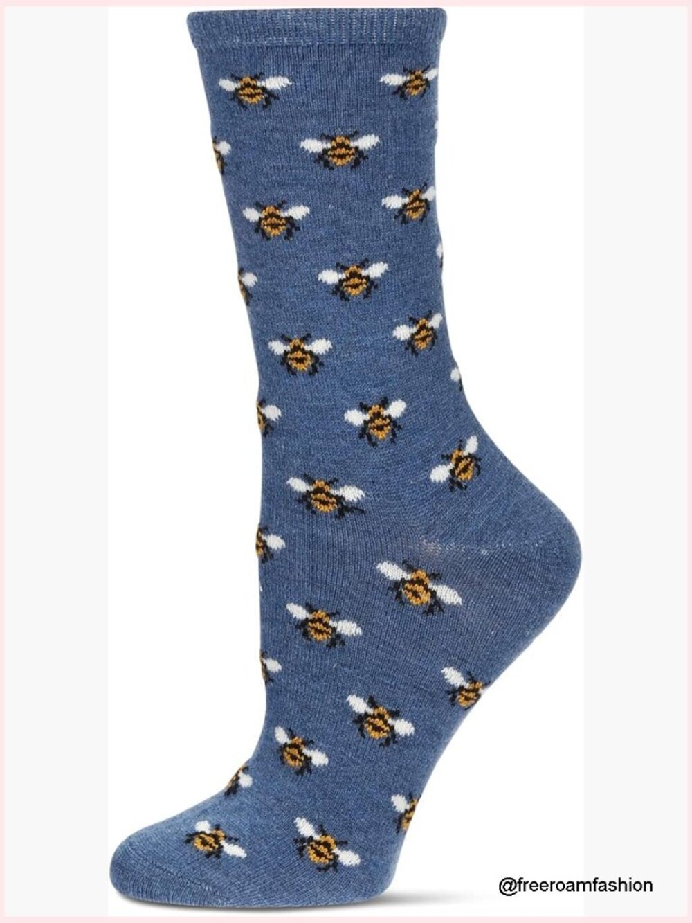 Luxury Cashmere Blend Crew Socks for Women